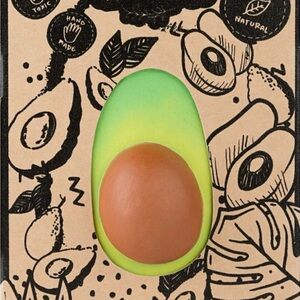 Oli+Carol Organic Baby Teether in “Arnold the Avocado”